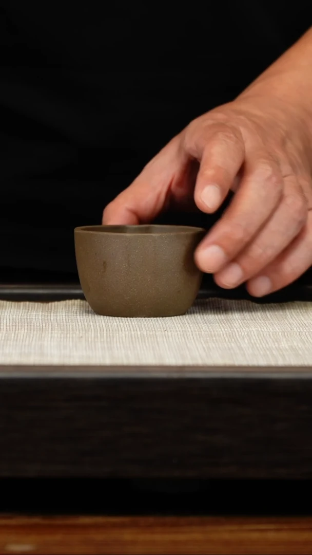 茶壶紫砂青段四方杯