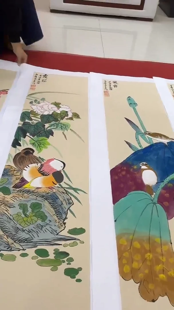 国画王炳杰手绘绘画作品16-26