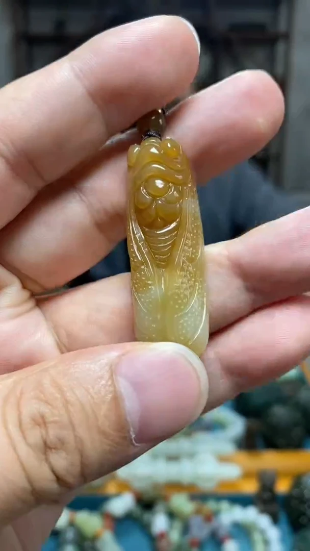 和田玉未镶嵌颈饰34