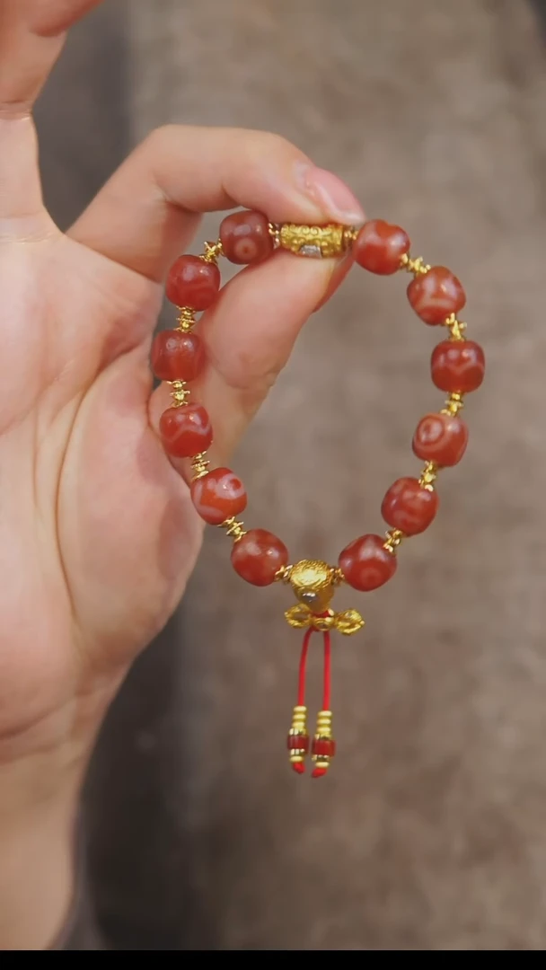 【闪购商品】玛瑙/玉髓手串未镶嵌多样性发一