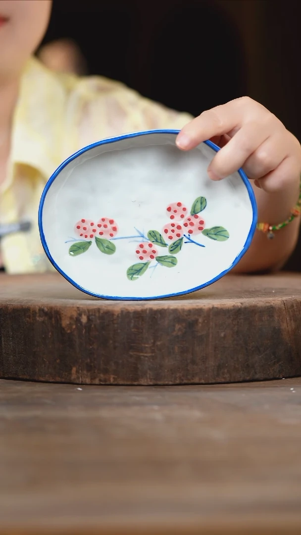 瓷片景德镇高温釉下彩（食品级）