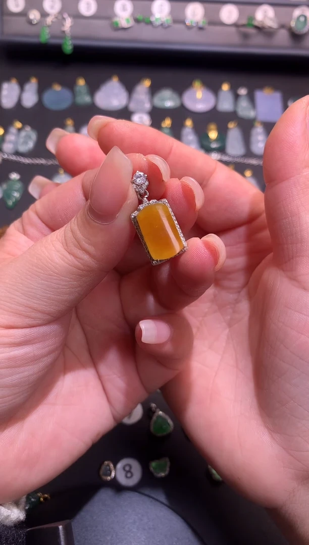 【闪购商品】翡翠吊坠(不含链)银S925镶嵌1