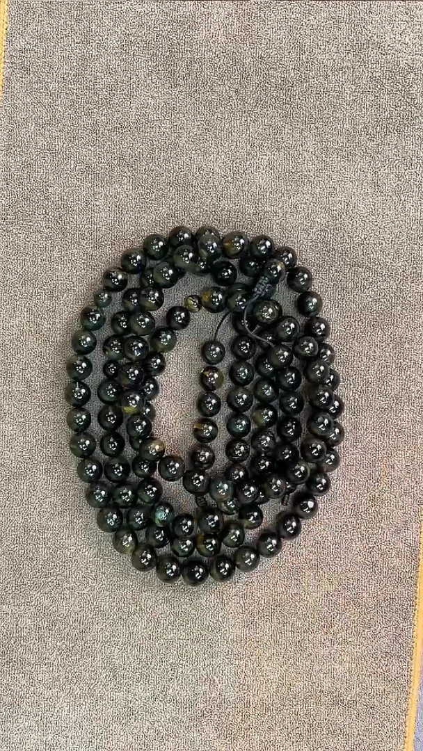 琥珀颈饰未镶嵌淼*✅星际蓝8mm108多圈 多样性发其一