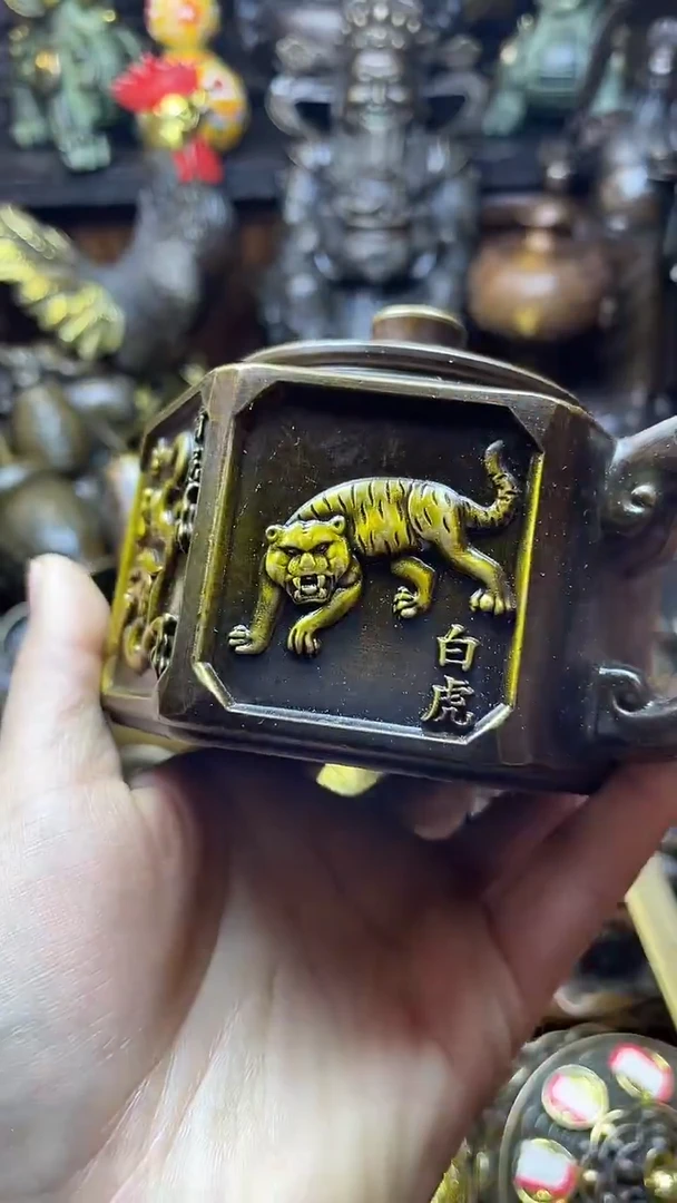 闪购链接，点击下单，有运费险，铜摆件