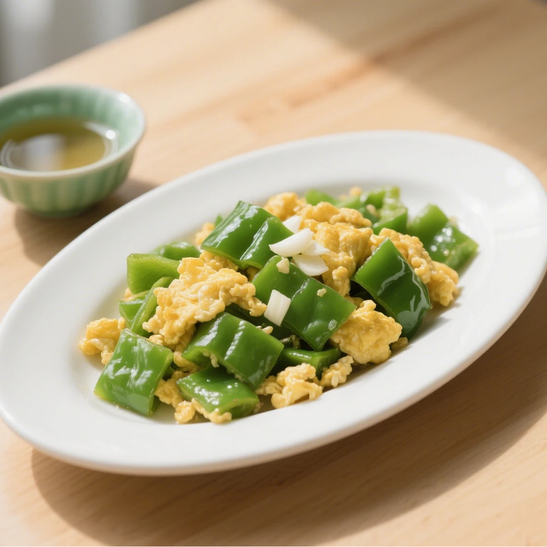 【溧阳新华厨】现炒青椒炒蛋小时达外卖非堂食