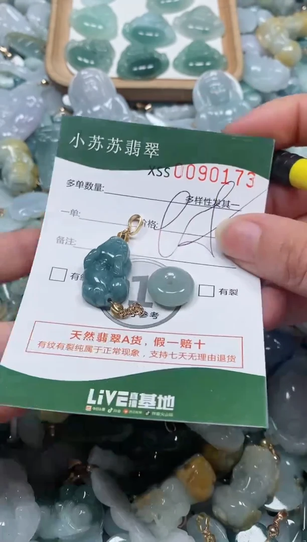 【闪购商品】翡翠颈饰未镶嵌闪购商品0090173