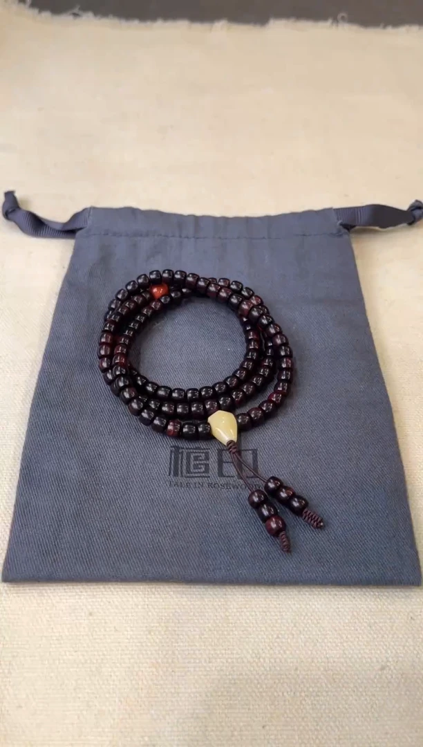 黄花梨/降香黄檀手串/手链黄花梨 5x6x108