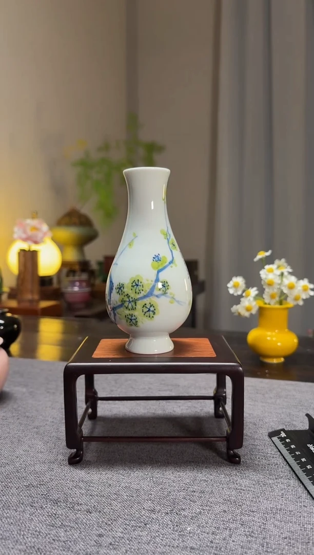 瓶景德镇陶瓷花瓶小花瓶水培插花鲜切花（不含花）