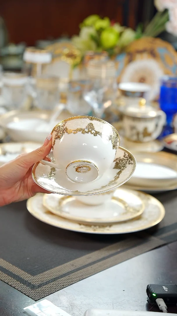 瓷片咖啡杯碟2套