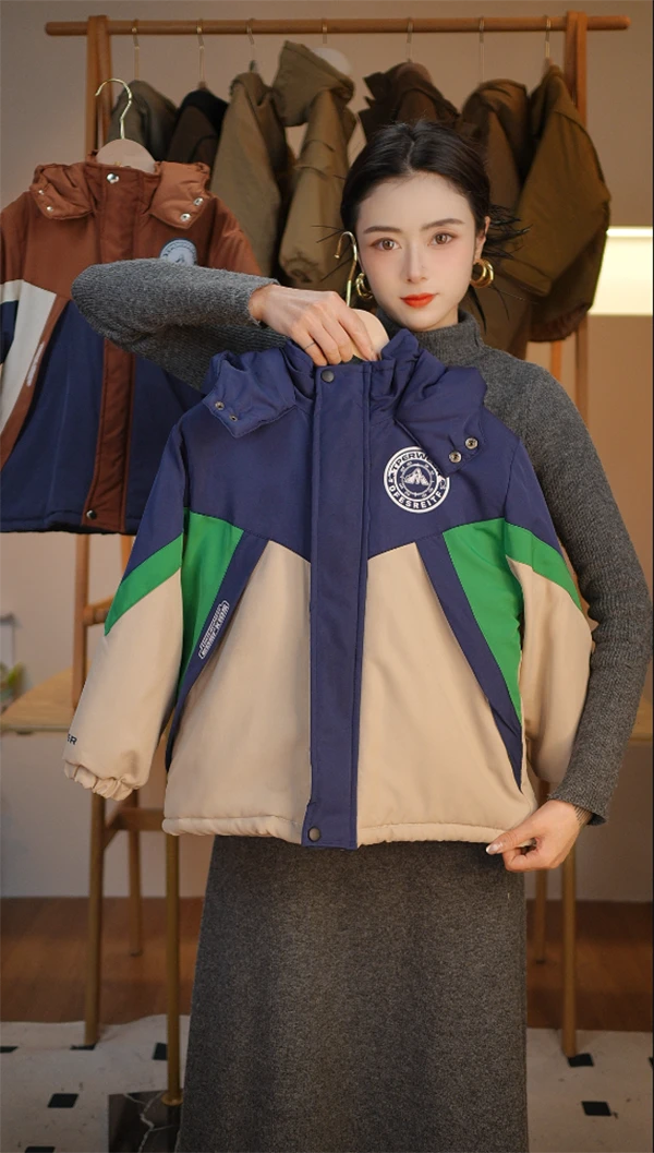 【加绒加厚】男童外套冬季儿童棉衣2024新款中大童休闲棉袄男孩棉服