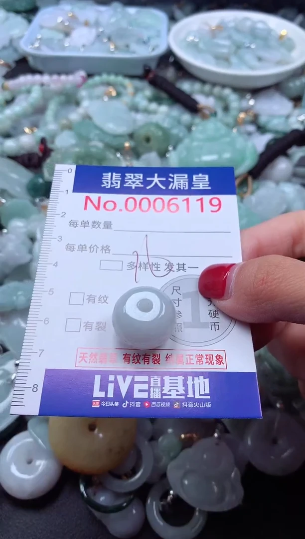 颈饰未镶嵌翡翠6119