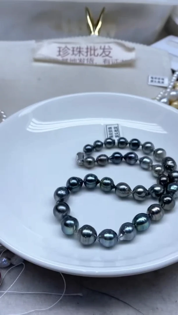 未镶嵌海水珍珠颈饰9-12