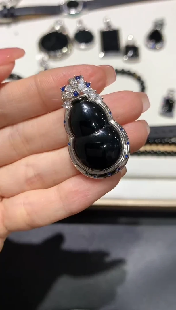 【闪购商品】翡翠吊坠(不含链)银S925镶嵌34多人多样性随机发货1件