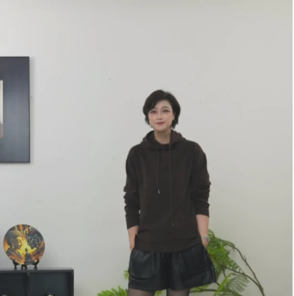 【U.M】升级奶芙连帽上衣柔糯保暖休闲百搭套头连帽直筒裤套装