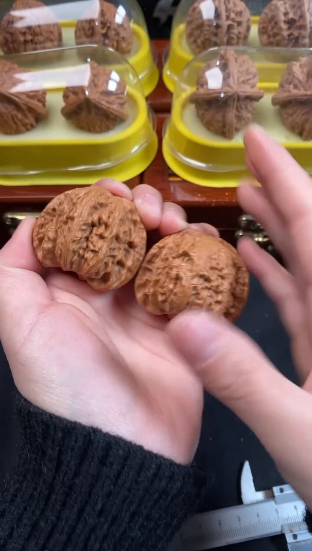 把件文玩核桃白狮子42尺Q833