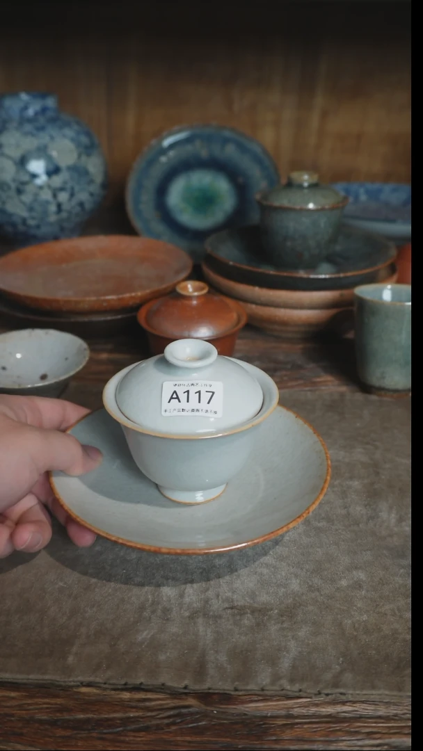 【闪购商品】 A117号白志野有虫洞三才，一物一拍