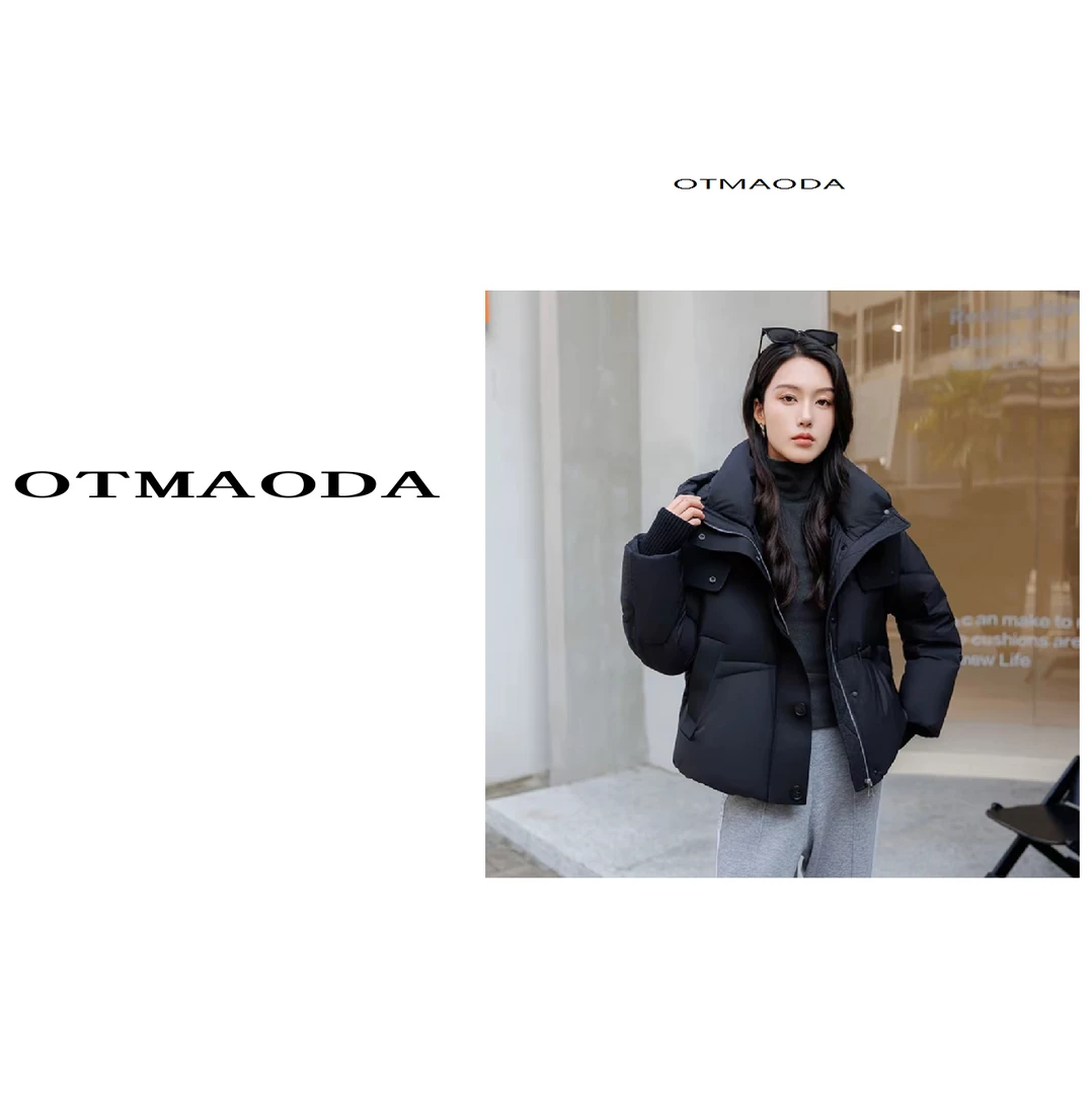 【南瓜定制】NE015-短款潮流女加厚韩版女士拉链保暖连帽羽绒服