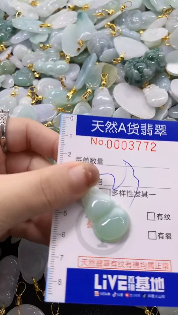 颈饰未镶嵌翡翠天然A货翡翠