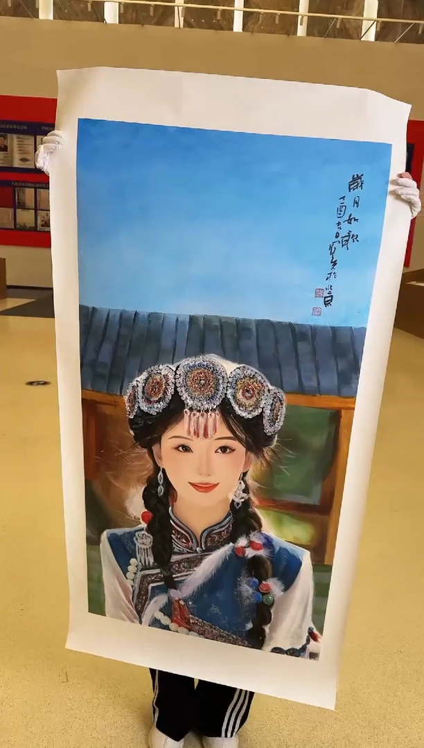 国画47送书众合郝凤先老师作品