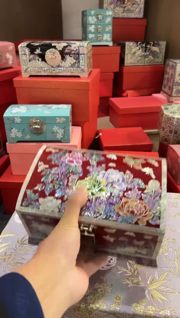 手工微瑕 ·满贝底 · 弘贝雅螺钿漆器