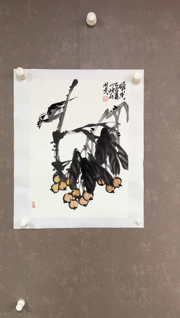 绘画91李少波-国画花鸟作品