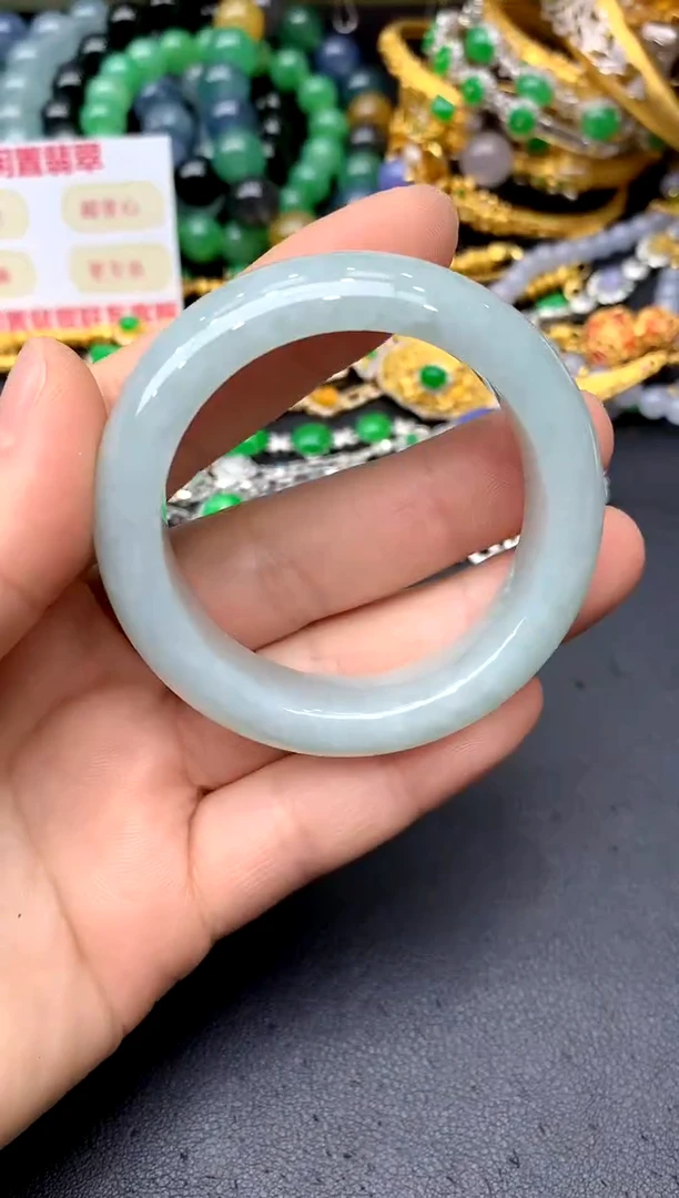 未镶嵌手镯翡翠38-中国好珍宝