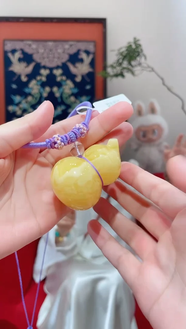 蜜蜡颈饰未镶嵌蜜蜡