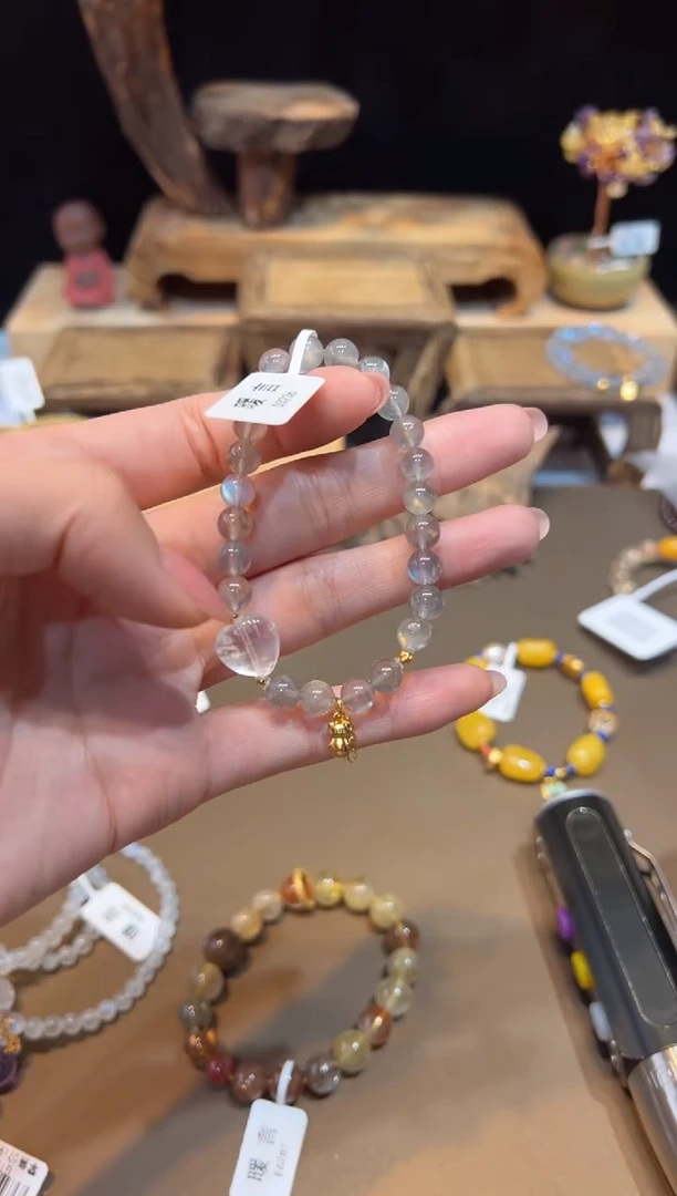 手链未镶嵌长石手饰@@D3236