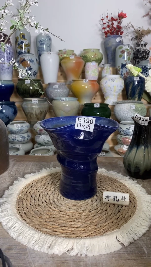 景德镇瓷韵陶瓷花盆   手工制品 完美主义者慎拍 E190
