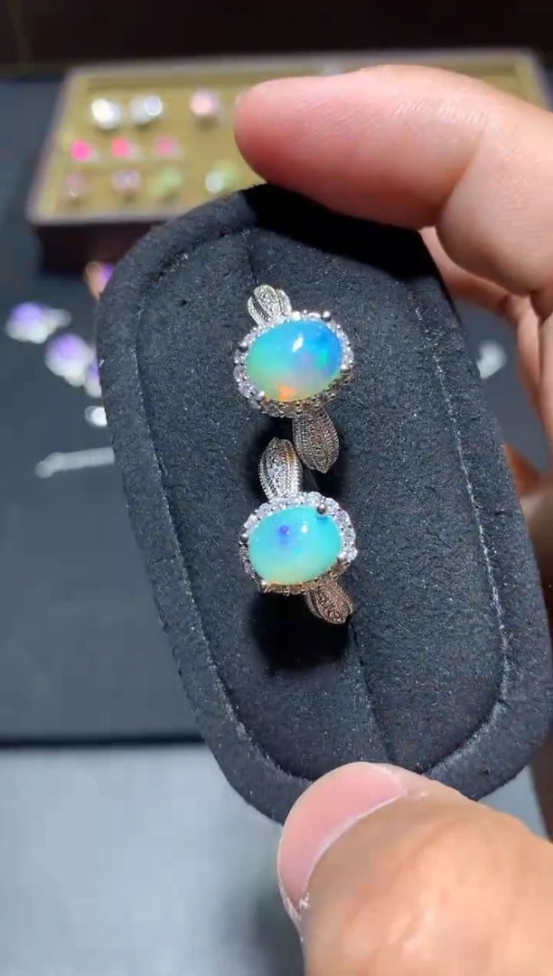 未镶嵌欧泊戒指P109【多样性发其一】