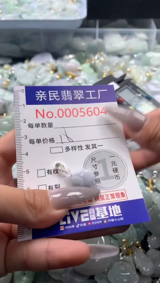 吊坠(不含链)未镶嵌翡翠5604