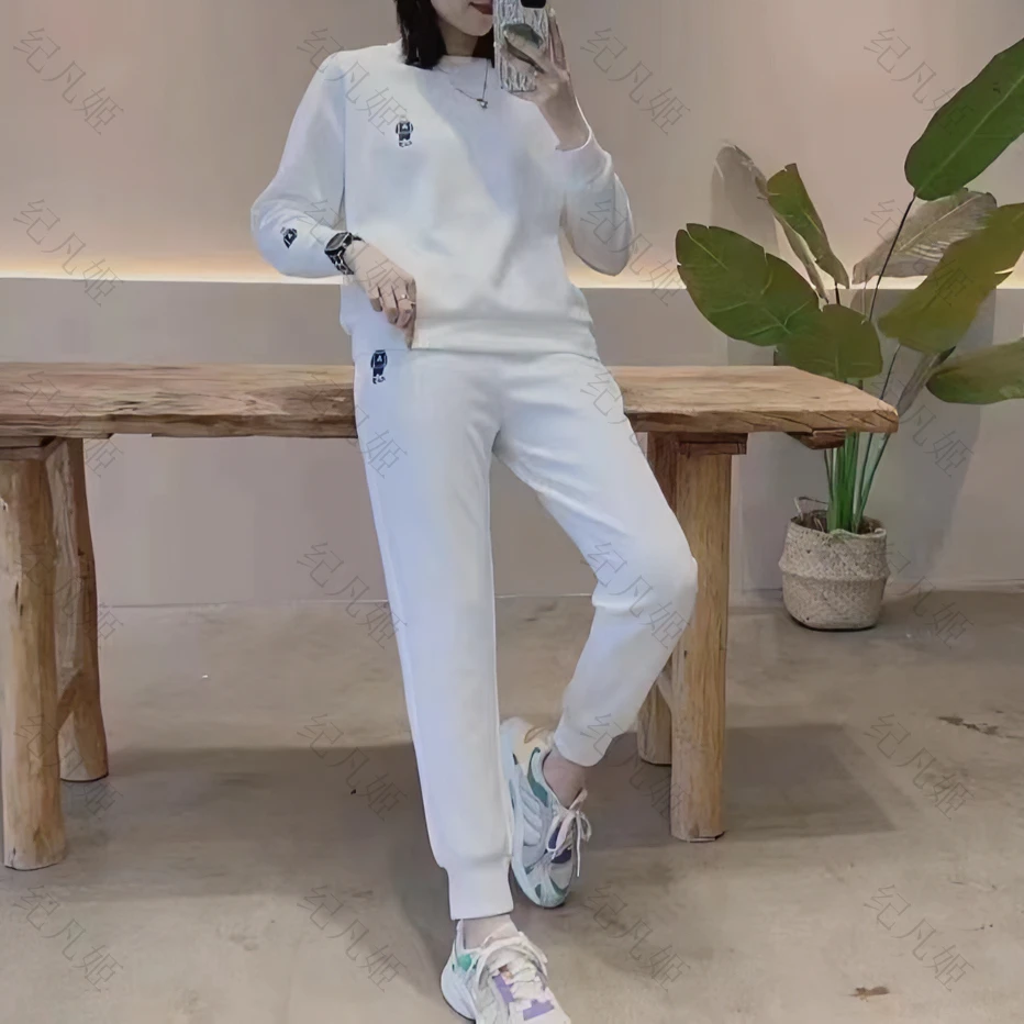 纪凡姬花花/3522-时尚运动套装女新款卫衣卫裤宽松休闲运动两件套