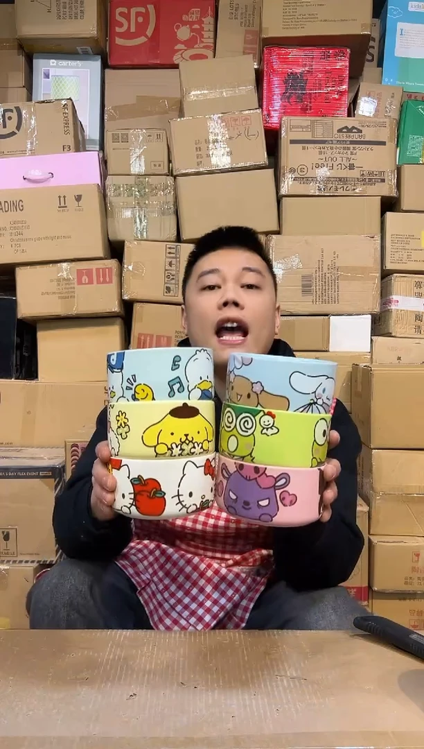 【闪购商品】杯三利鸥饭碗6件套