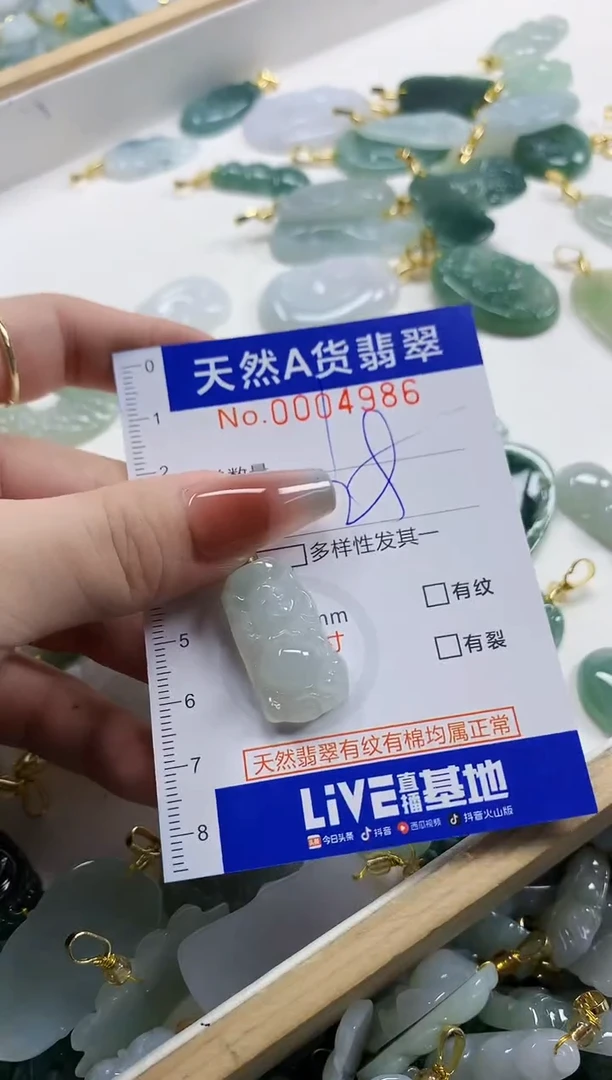 颈饰未镶嵌翡翠天然A货翡翠