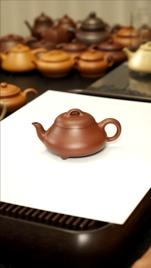 茶壶紫砂微微品质不达标的汉唐石瓢180cc