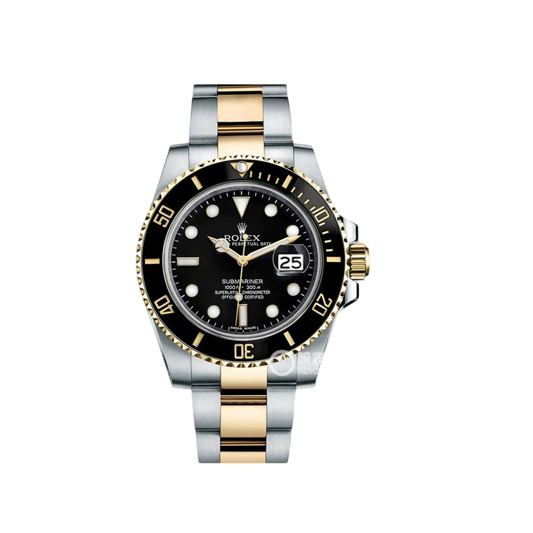99新 Rolex/劳力士 劳力士潜航者系列40盘 间金黑盘116613LN-0001