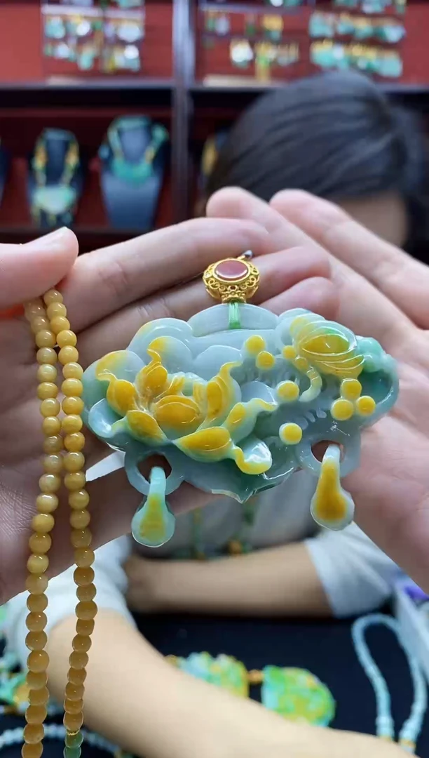 颈饰未镶嵌翡翠翡翠吊坠