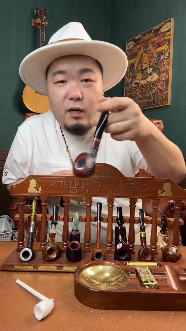 石楠木木雕款意大利进口石楠木烟斗