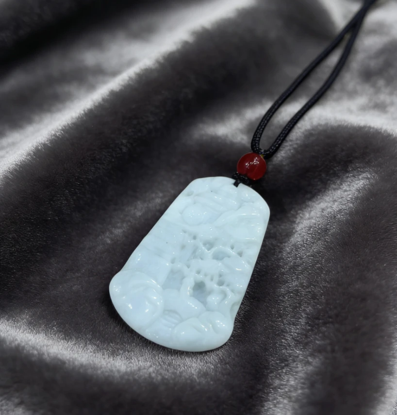 天然翡翠A货山水牌多样性发其一