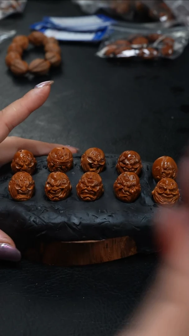 橄榄核手串/手链鱼子精品核雕