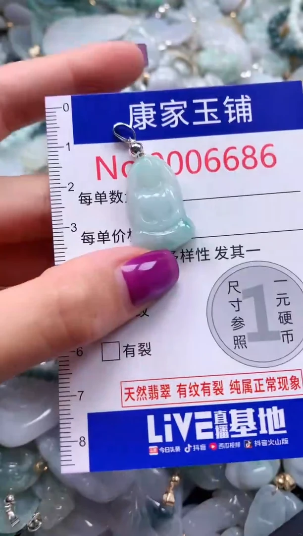颈饰未镶嵌翡翠6686