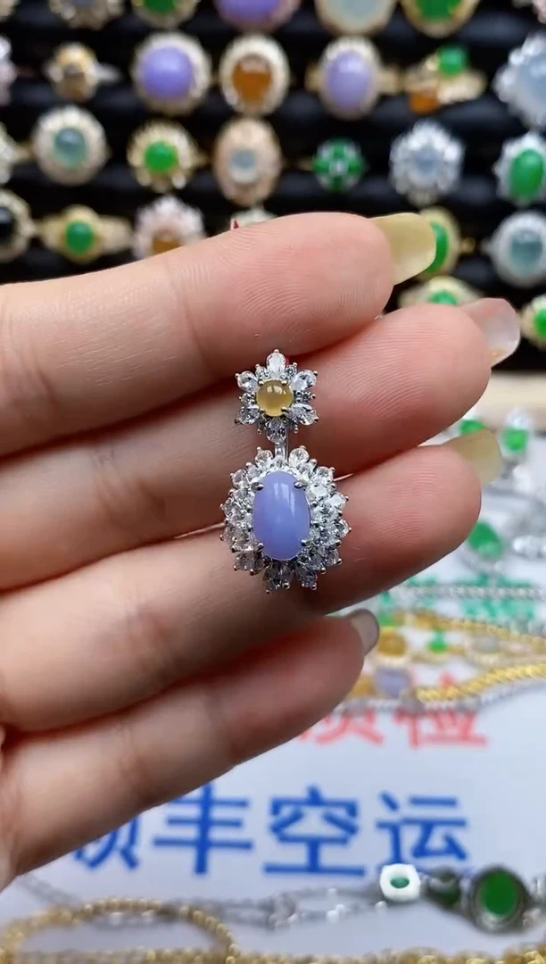 银S925镶嵌戒指翡翠617