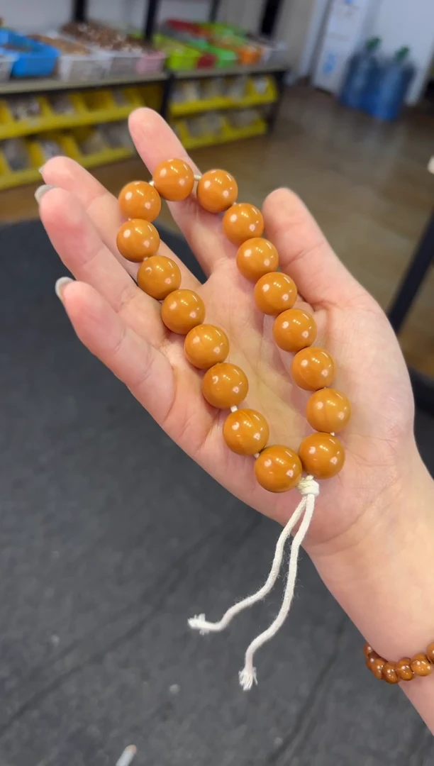 【闪购商品】菩提根/象牙果吊坠 15mm猴头圆珠素圈