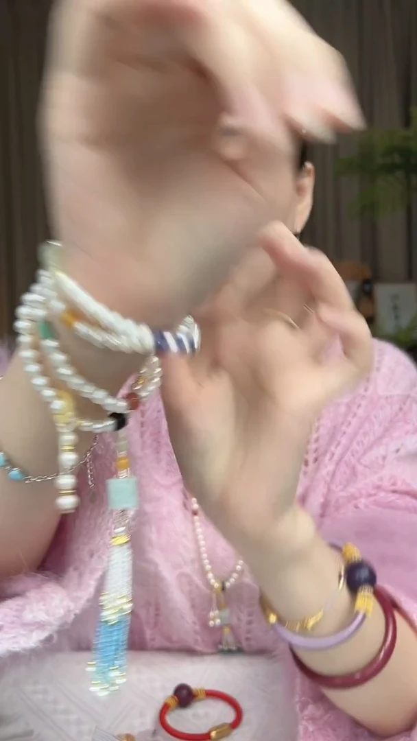 无非金属多串国风毛衣链