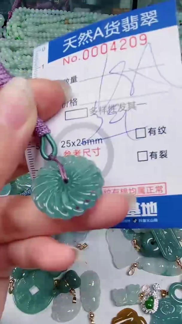 【闪购商品】翡翠颈饰未镶嵌00004209