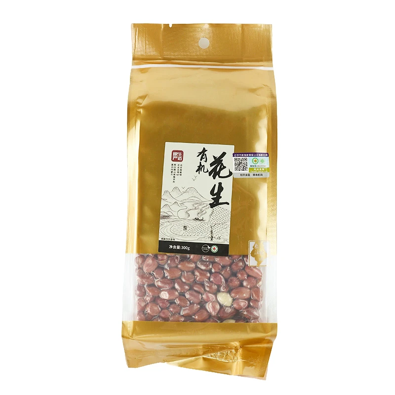 有机红皮花生300g
