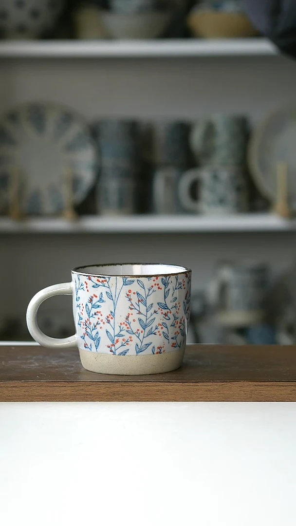 【闪购商品】陶瓷046粗陶马克杯微瑕@4-2@