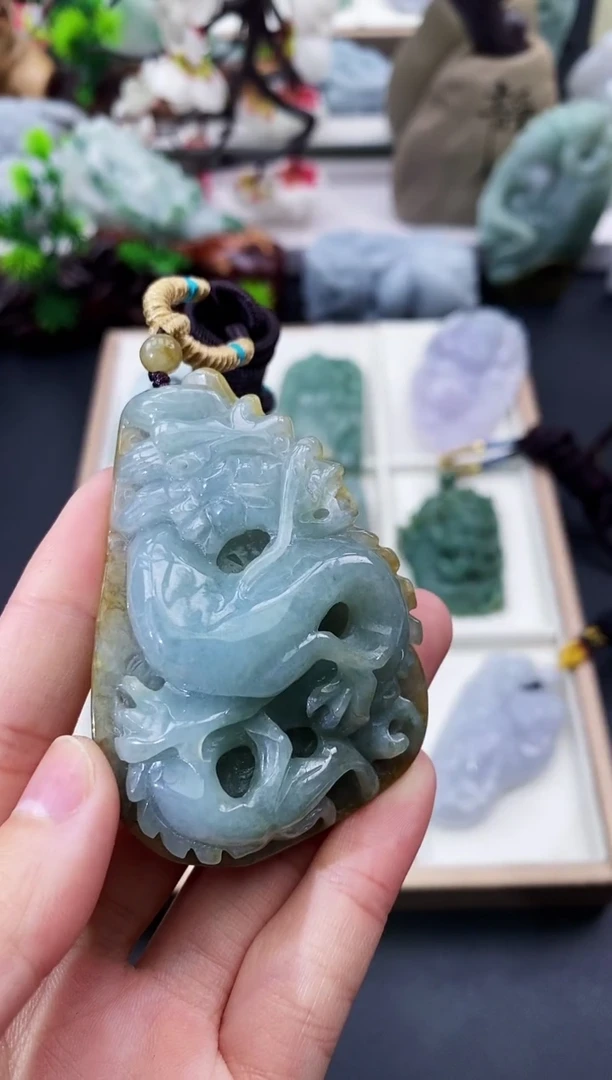 颈饰未镶嵌翡翠天然缅甸A货翡翠