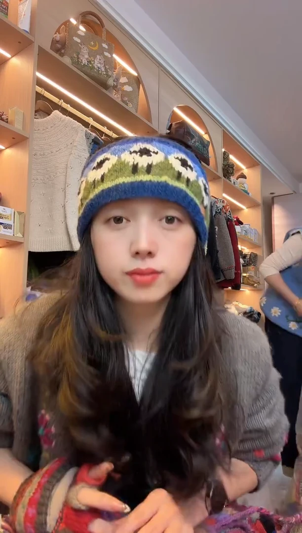 羊毛肖恩羊发带