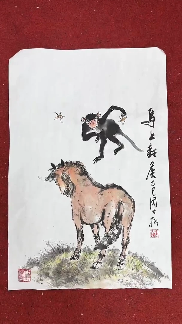 国画周大拙/国画/花鸟